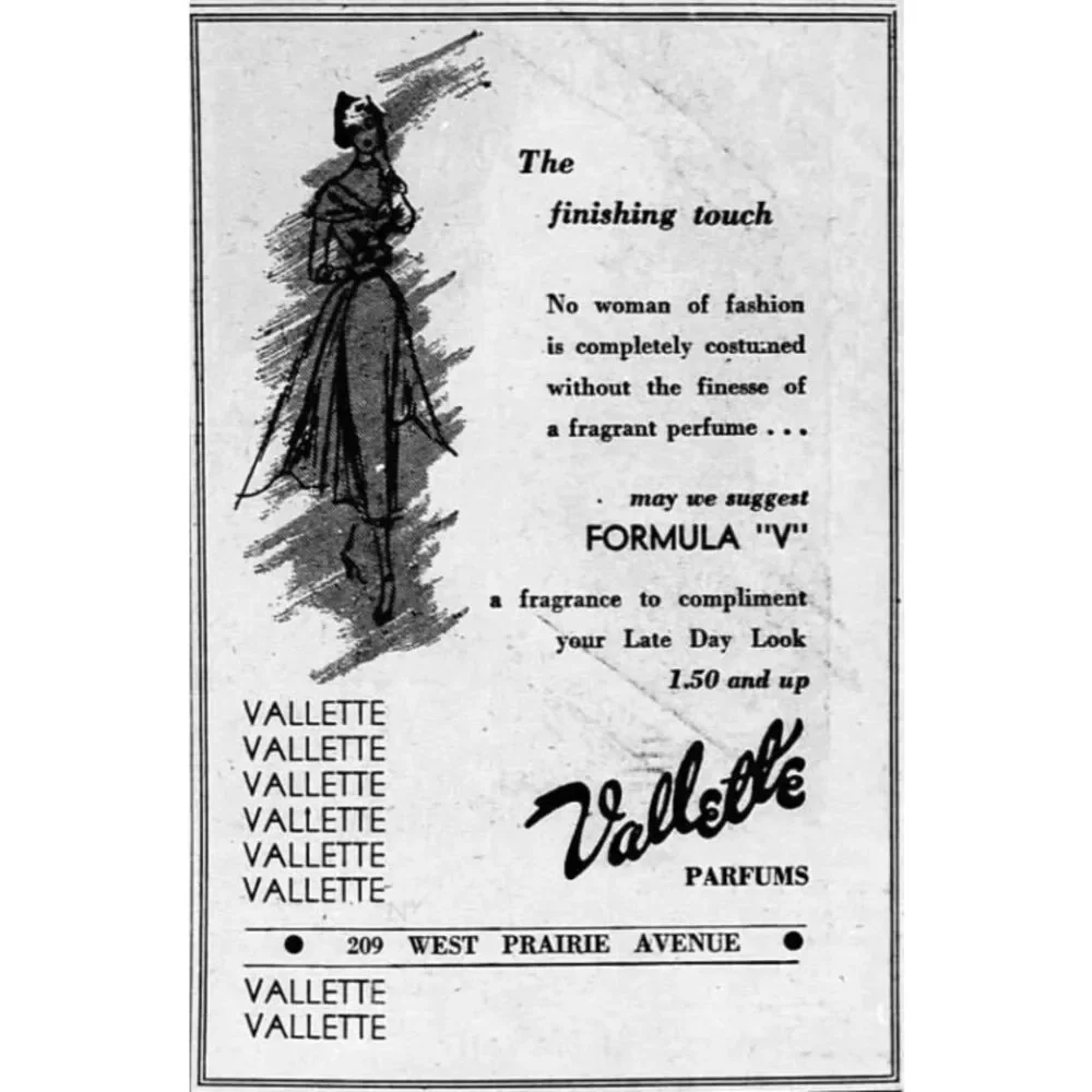 RARE 1940's Vallette Fragrance Set